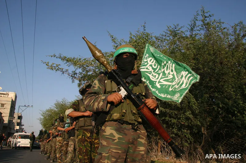 Palestinian Hamas militants take part in a rally held in the refugee camp of Nusseirat in the central Gaza Strip. Palestinian president Mahmud Abbas has rejected a call for talks with arch-rival Hamas ahead of early Nove...