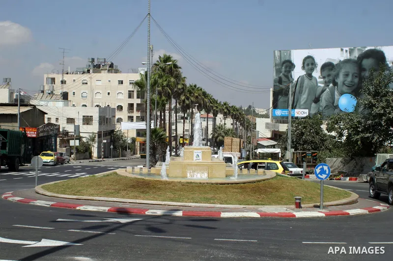 General view of the entrance of the West Bank city of Hebron September 16, 2009. Photo by Najeh Hashlamoun