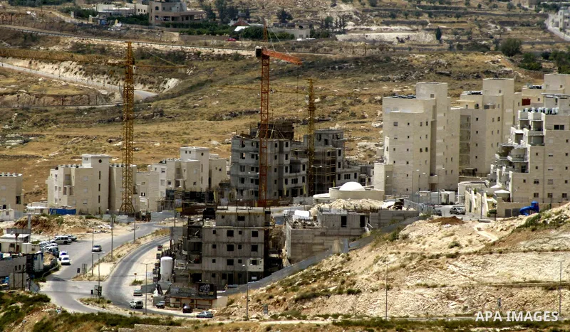 General view to the Jewish settlement of Har Homa in east Jerusalem on May 20, 2010. U.S. Mideast envoy George Mitchell was in the region for meetings with the Palestinians and the Israelis separately as part of the indi...