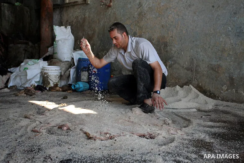 Palestinian works in a shoe factory in the West Bank City of Hebron, on Aug. 31,2010. Hebron, which is known for its leather industries for more than 80 years, exports more than 100,000 pairs of shoes every year, accordi...