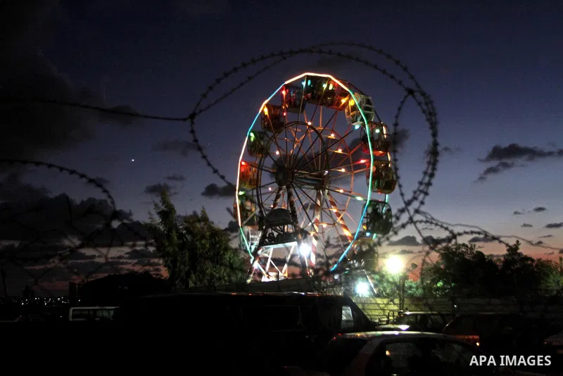 Palestinians enjoy rides during the fourth day of Eid al-Fitr which marks the end of the Muslim fasting month of Ramadan, in Gaza City, Friday, Sept. 13, 2010. Eid, one of the most important holidays in the Muslim world,...