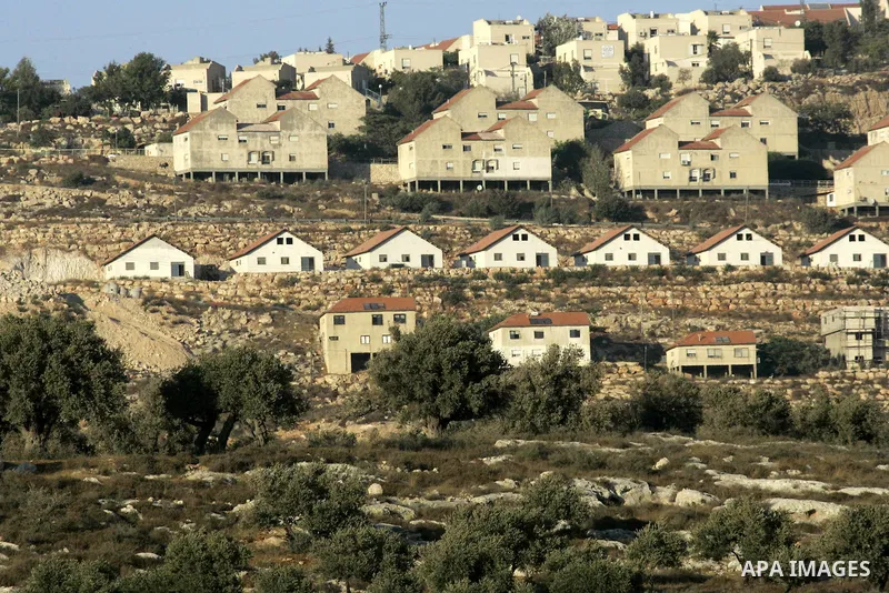 The jewish settlement of Allon Moreh is seen near the Palestinian village of Azmot in the West Bank city of Nablus Thursday, Sept. 16, 2010. US Secretary of State Hillary Rodham Clinton arrived to the Palestinian Authori...