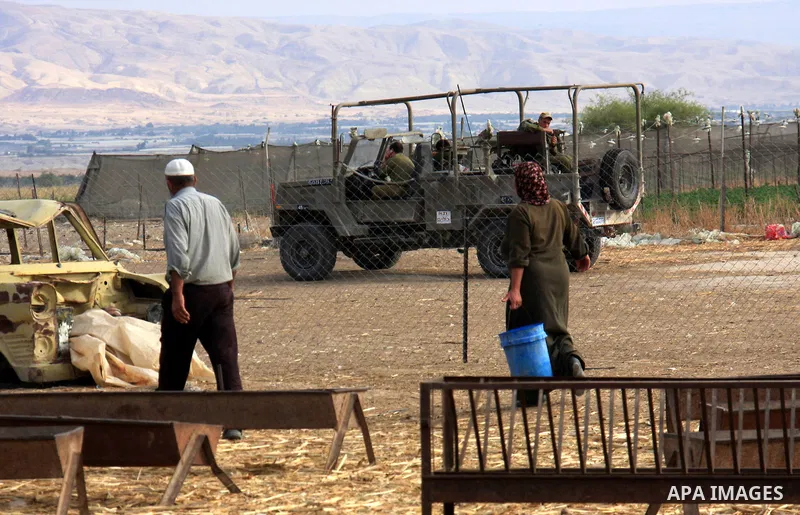 Israeli soldiers secure the area after clashes between Jewish settlers from Meswah settlement and Palestinians on the outskirts of Jiftlik, near Jericho in the West Bank town ,Sunday, Oct. 31, 2010. Frequently there are...