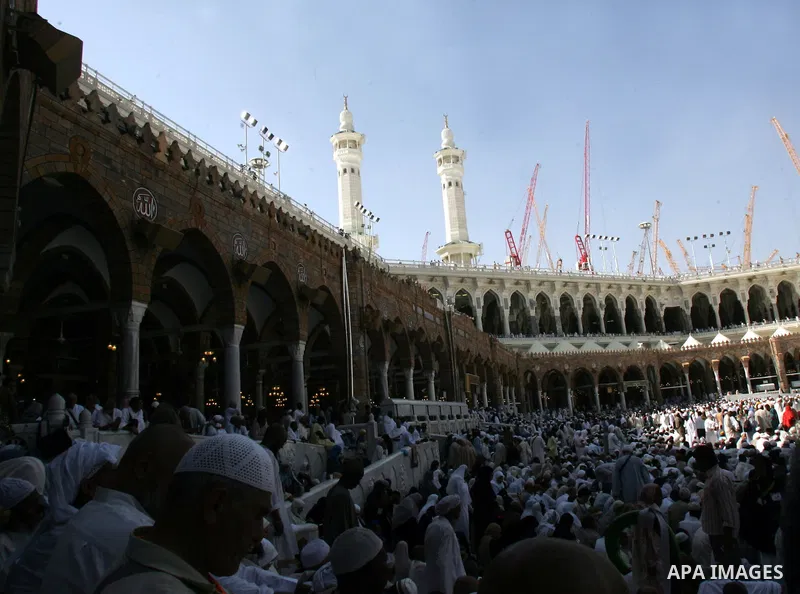 Muslim pilgrims move around the Kaaba inside the Grand Mosque during the annual Hajj in Mecca, Saudi Arabia, Nov 7, 2010. Some 2.5 million Muslims from more than 160 countries converge annually on the Islamic cities of M...