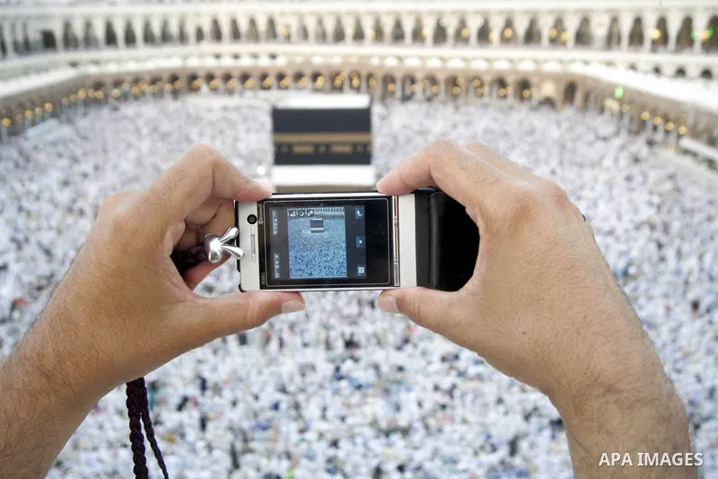 Muslim pilgrims move around the Kaaba inside the Grand Mosque during the annual Hajj in Mecca, Saudi Arabia, Nov 7, 2010. Some 2.5 million Muslims from more than 160 countries converge annually on the Islamic cities of M...