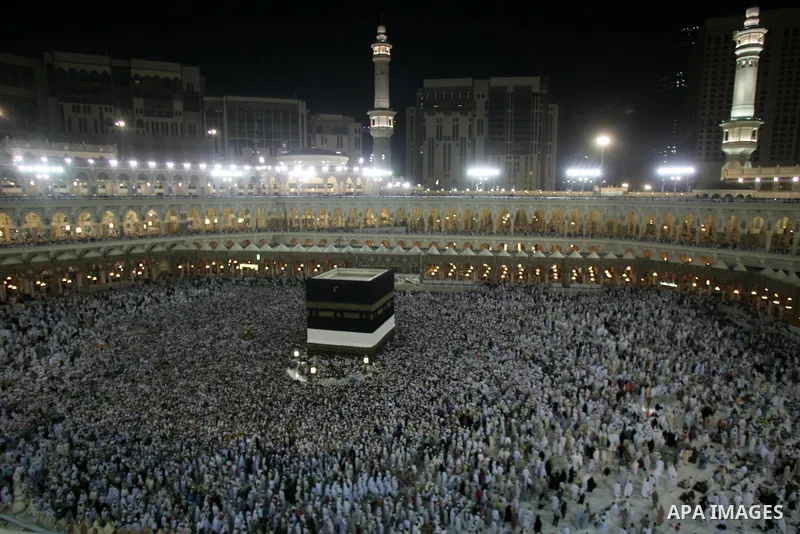 Muslim pilgrims move around the Kaaba inside the Grand Mosque during the annual Hajj in Mecca, Saudi Arabia, Nov 8, 2010. Some 2.5 million Muslims from more than 160 countries converge annually on the Islamic cities of M...