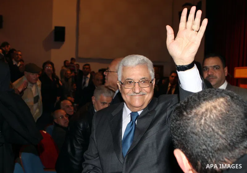 Palestinian President Mahmoud Abbas attends the ceremony organized by Palestine TV, on the occasion of the launch of the Palestinian revolution, in the West Bank City of Ramallah, on Jan. 8, 2011. Photo by Thaer Ganaim