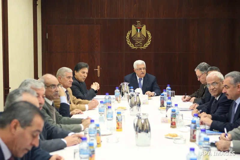 Palestinian President Mahmoud Abbas during the Central Committee meeting, in the West Bank city of Ramallah on Jan. 11, 2011. Photo by Thaer Ganaim