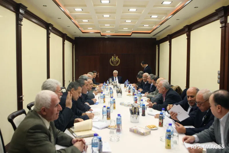 Palestinian President Mahmoud Abbas during the Central Committee meeting, in the West Bank city of Ramallah on Jan. 11, 2011. Photo by Thaer Ganaim