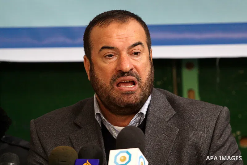 Hamas leader, Fathi Hammad delivers speech during the opening ceremony of a new police station, in Gaza City on Jan. 15,2011. Photo by Mohammed Asad