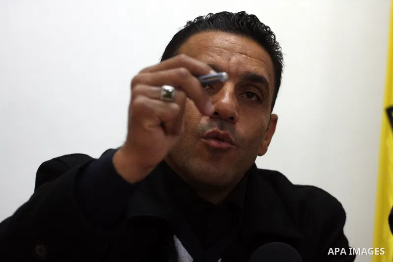Adnan al-Ghaith, a member of the Committee for the Defense of Silwan attends a press conference in the West Bank city of Ramallah on January 16, 2011. Photo by Issam Rimawi