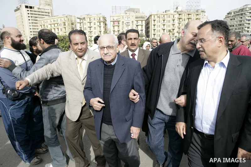 Protestors gather at Tahrir Square, Cairo, Egypt, Feb. 4, 2011. Egyptian minister of Health said Friday that about five thousand people have been injured since Jan. 25, and eight have been killed in clashes between prote...