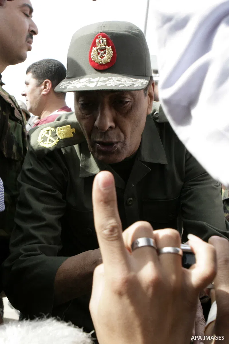 The Egyptian Defense Minister, Mohamed Hussein Tantawi visits the protestors as they gather at Tahrir Square, Cairo, Egypt, Feb. 4, 2011. Egyptian minister of Health said Friday that about five thousand people have been...