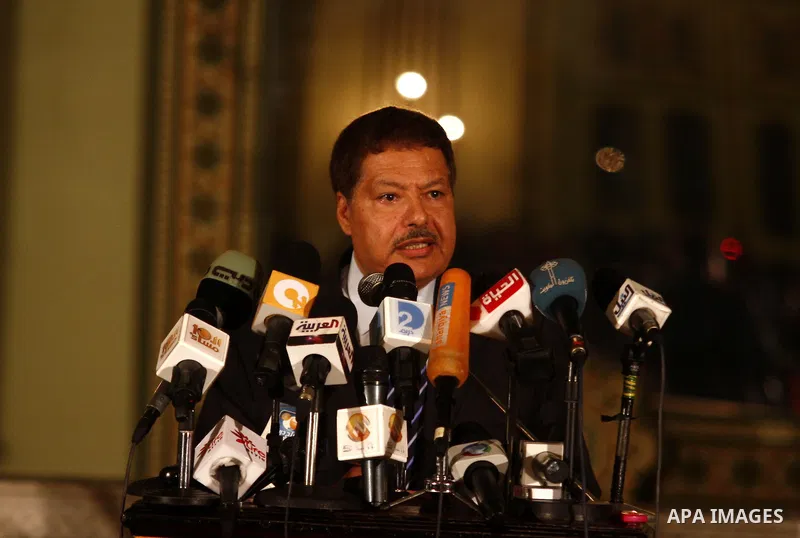 Egyptian Nobel prize awarded, Ahmed Zewail, talks during a press conference in Cairo, Egypt, Sunday, Feb. 6, 2011. Egypt's vice president met a broad representation of major opposition groups for the first time Sunday an...
