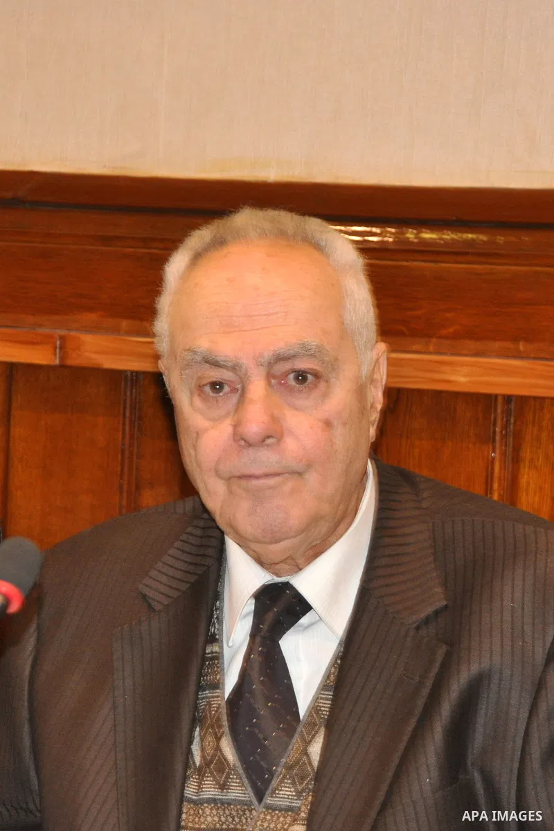 A member of the Egyptian Constitutional Commission, Yahuah al-Jamal participates in a meeting in Cairo, Egypt, Feb. 9,2011. Photo by Ahmed Asad