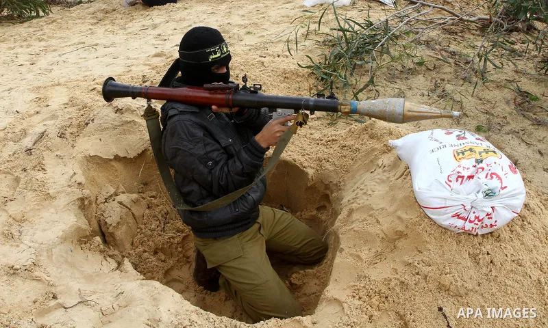 Palestinian Islamic Jihad militants participate in a training session in the outskirts of Khan Younis, southern Gaza Strip, Thursday, Feb. 10, 2011. Islamic Jihad carried out dozens of suicide bombings and other attacks...