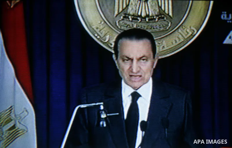 Egyptian President Hosni Mubarak makes a televised statement to his nation on February 10, 2011. Following more than two weeks of protests, anti-government demonstrators were given hope by official statements suggesting...