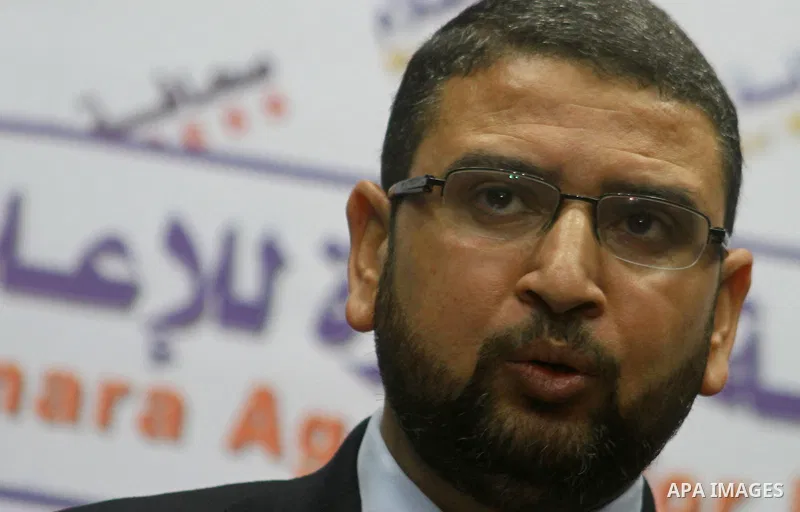 The spokesman of Hamas, Sami Abu Zuhri during a press conference about the status of Hamas movement on the Palestinian elections, in Gaza City on Feb. 15, 2011. Hamas, who controls the Gaza Strip, has already rejected th...