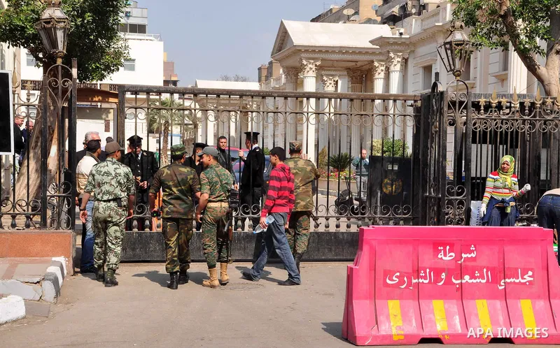 Egyptian people participate in their daily life in Cairo, Egypt on Feb. 17,2011. Mubarak's departure set off a chain reaction around the Middle East, with anti-government demonstrations reported Wednesday in Libya, Bahra...