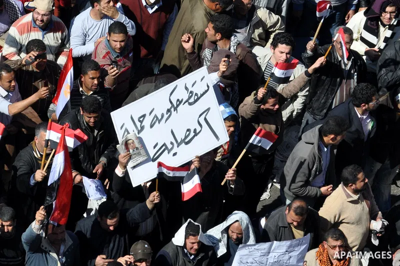 Thousands attend Friday prayers and a demonstration in Tahrir Square in Cairo, Egypt, Friday Feb. 18, 2011. Tens of thousands of flag-waving Egyptians packed into Tahrir Square for a day of prayer and celebration Friday...