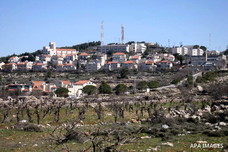 Jewish settlements are seen near the existing Israeli settlement of Ifrat near the Palestinian village of Al Maasarah, just south of the West Bank town of Bethlehem on February 19, 2011. Photo by Najeh Hashlamoun