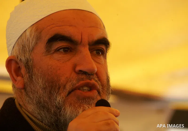 Sheikh Raed Salah, the Islamic Movement leader in Israel, delivers speech during a press conference to solidarity with the Palestinian families in Jerusalem's neighborhood of Silwan , on Feb. 22,20101. Photo by Mahfouz A...