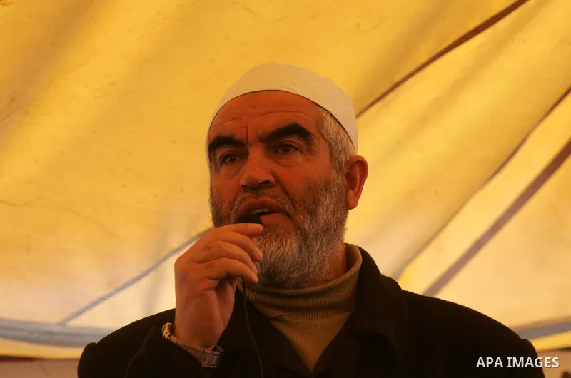 Sheikh Raed Salah, the Islamic Movement leader in Israel, delivers speech during a press conference to solidarity with the Palestinian families in Jerusalem's neighborhood of Silwan , on Feb. 22,20101. Photo by Mahfouz A...