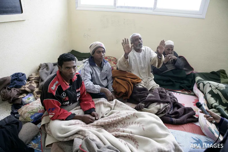 Anti-government protesters flee to ALbedi city, Libya, February 24, 2011. Thousands of Libyans celebrated the liberation of the eastern city of Benghazi from the rule of Muammar Gaddafi, who was reported to have sent a p...