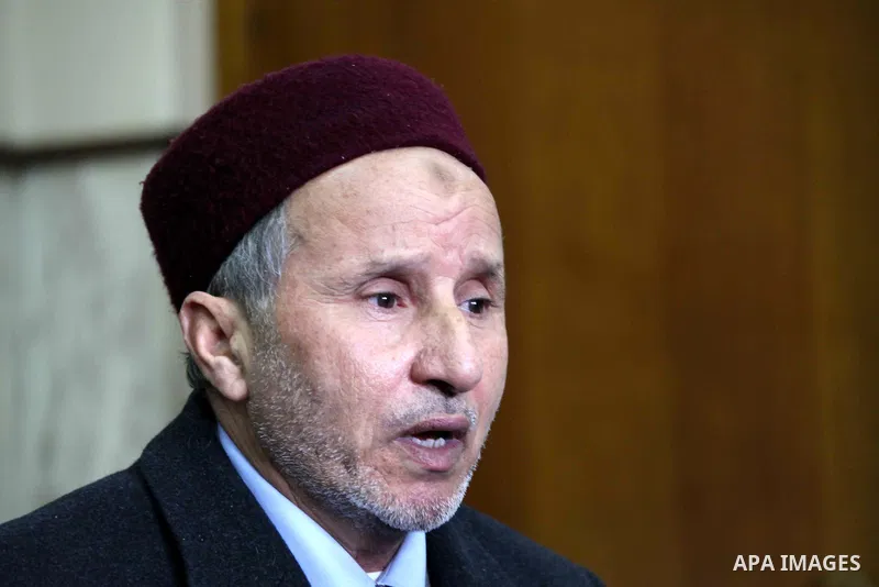 Libyans Deputy meeting of the Board of Deputies for the families of eastern Libya , in Albedia , Libya, on Thursday Feb. 24, 2011. Mustafa Abdel-Jalil, Libya's ex-justice minister. Abdel-Jalil, who stepped down as justic...