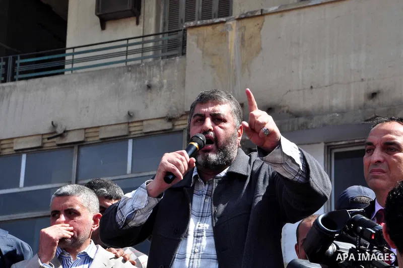 Khayrat el-Shater, the lead strategist for Egypt's largest opposition group, speaks to demonstrators at Tahrir Square in Cairo, Egypt, Friday, March 4, 2011. Egypt's new prime minister designate has vowed before thousand...