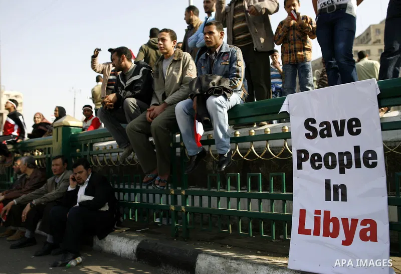 Egyptian protesters attend the Friday demonstration at the Tahrir Square in Cairo, Egypt, Friday, March 4, 2011. Egyptian Prime Minister designate Essam Sharaf vowed before thousands of mostly young demonstrators at the...