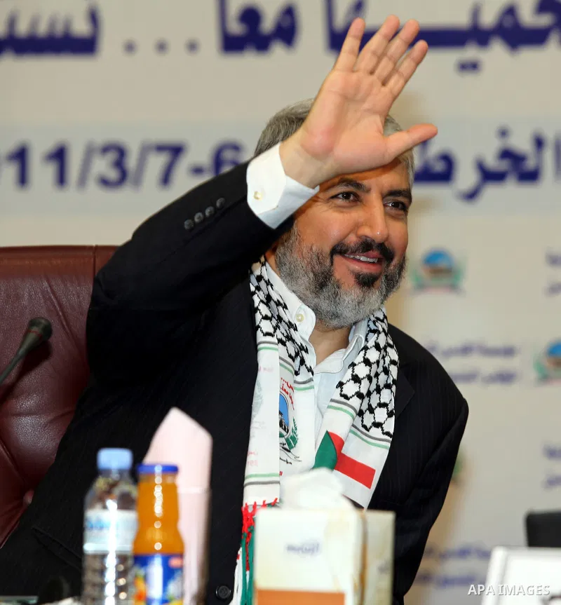 The head of the Hamas political bureau, Khaled Mashaal attends the eighth Jerusalem conference in the Sudanese capital of Khartoum on March 6,2011. Photo by STR