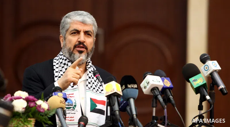 The head of the Hamas political bureau, Khaled Mashaal attends the eighth Jerusalem conference in the Sudanese capital of Khartoum on March 6,2011. Photo by STR