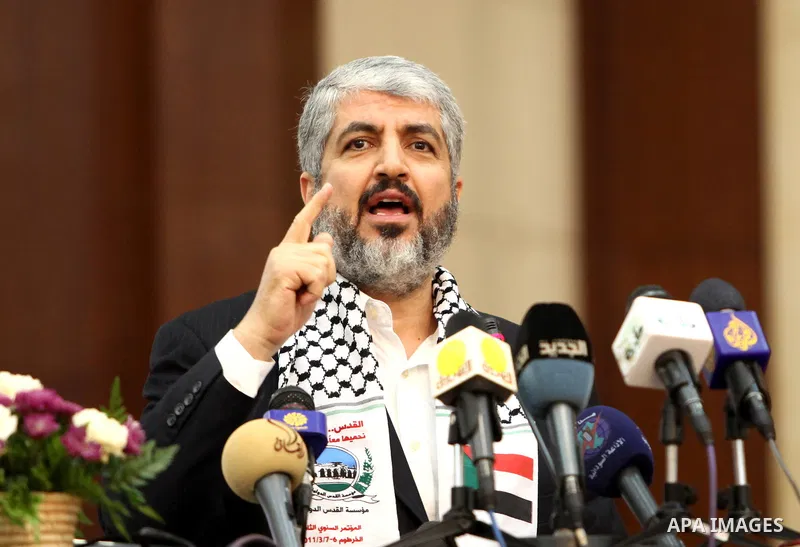 The head of the Hamas political bureau, Khaled Mashaal attends the eighth Jerusalem conference in the Sudanese capital of Khartoum on March 6,2011. Photo by STR