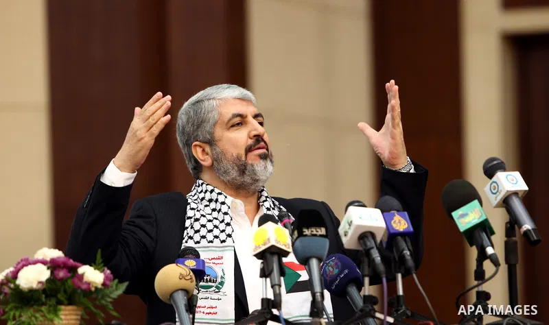 The head of the Hamas political bureau, Khaled Mashaal attends the eighth Jerusalem conference in the Sudanese capital of Khartoum on March 6,2011. Photo by STR