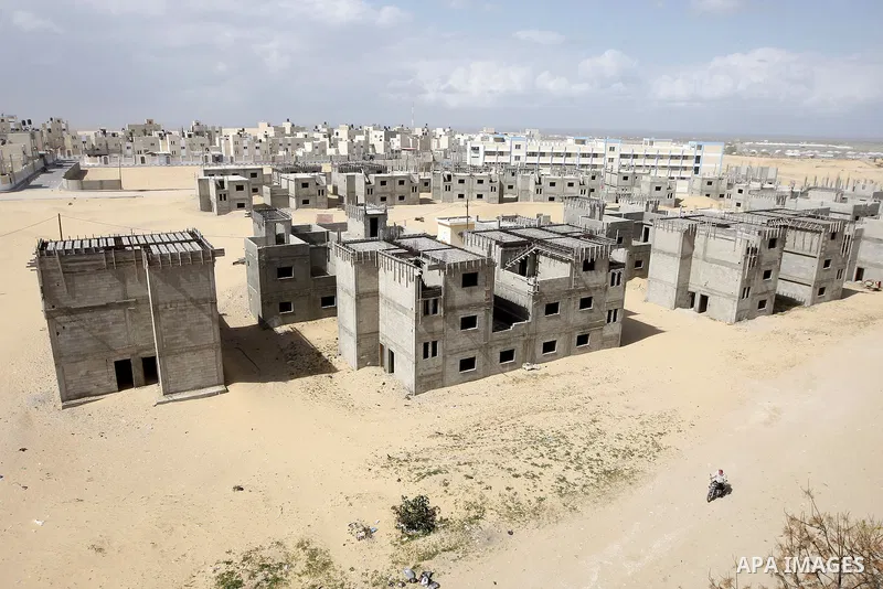 Buildings for the United Nations Relief and Works Agency (UNRWA) are seen in the southern Gaza Strip, on March 9, 2011. Israel today allowed gravels to the United Nations Relief and Works Agency for Palestine Refugees (U...
