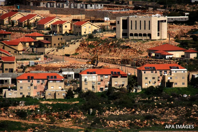 Israeli jewish settlement of Kiryat Netafim is seen near the West Bank village of Salfit, Monday, March 14, 2011. The U.S. Embassy said Monday it was "deeply concerned" by Israel's plans to build hundreds of new homes in...