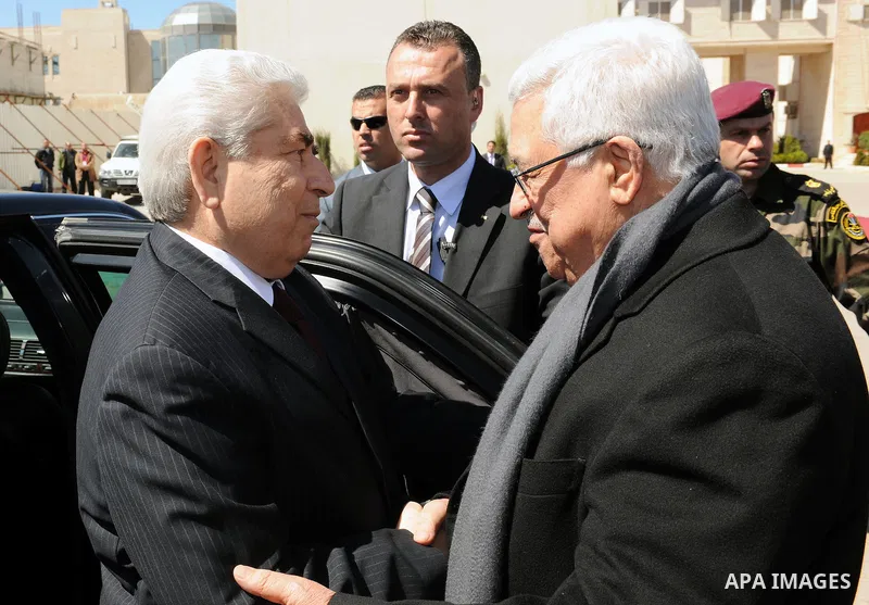 Palestinian President Mahmoud Abbas meets with the Cypriot President Dimitris Christofias in the West Bank city of Ramallah March 15, 2011. Christofias is on an official visit to Israel and the Palestinian authority. Pho...