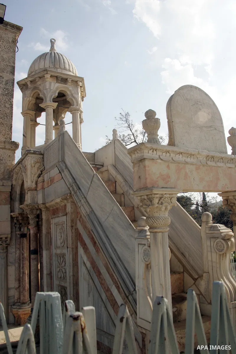 A part of Al Aqsa Mosque compound, also known to Jews as the Temple Mount, in Jerusalem's old city on April 11,2011. Photo by Mahfouz Abu Turk