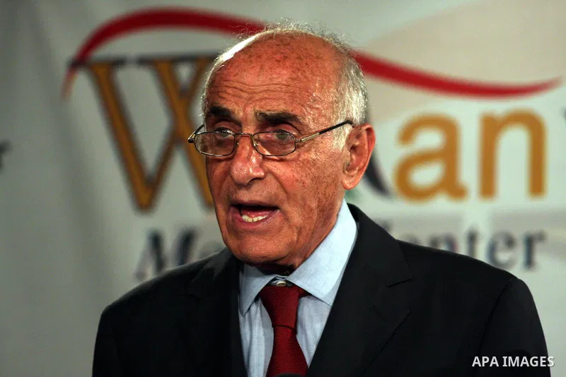 A members of the Palestinian Independants delegation, ..Moneb al-Masri participates in a press conference in the West Bank city of Ramallah on April 28, 2011 to discuss the reconciliation between Fatah and Hamas. Palesti...