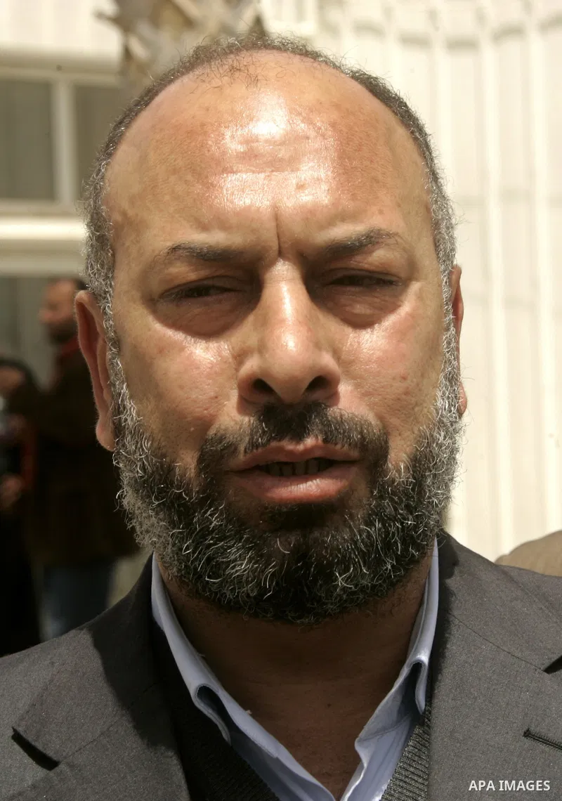 Palestinian Ashraf Jumaa, Gaza-based member of Palestinian leader Mahmud Abbas's Fatah faction arrives at the Rafah border terminal in the southern Gaza Strip on May 02, 2011 before crossing to Egypt, as Palestinian fact...