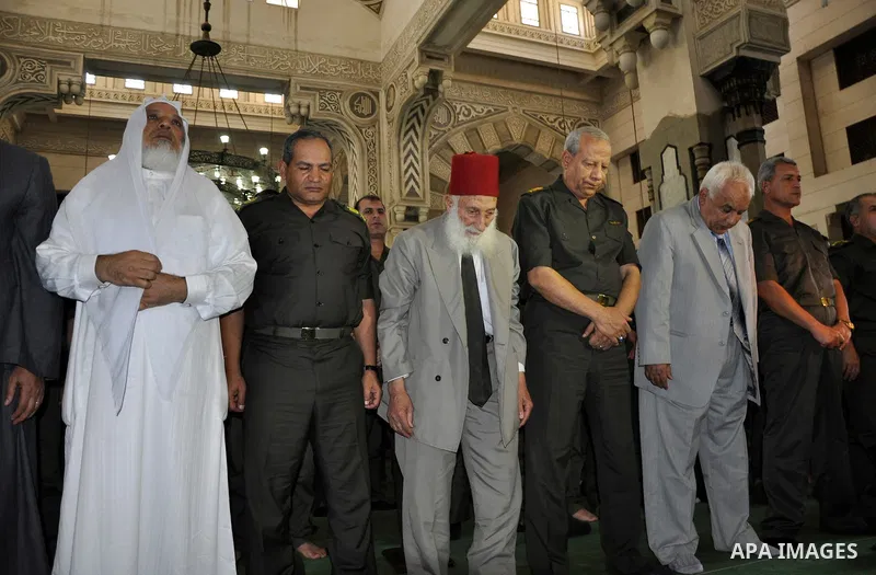 Egyptian Islamist groups attend prayers on al-Qaida leader Osama Bin Laden, following the Friday prayer in the Nour mosque in Cairo, Egypt, Friday, May 6, 2011. Al-Qaida on Friday confirmed the killing of Osama bin Laden...