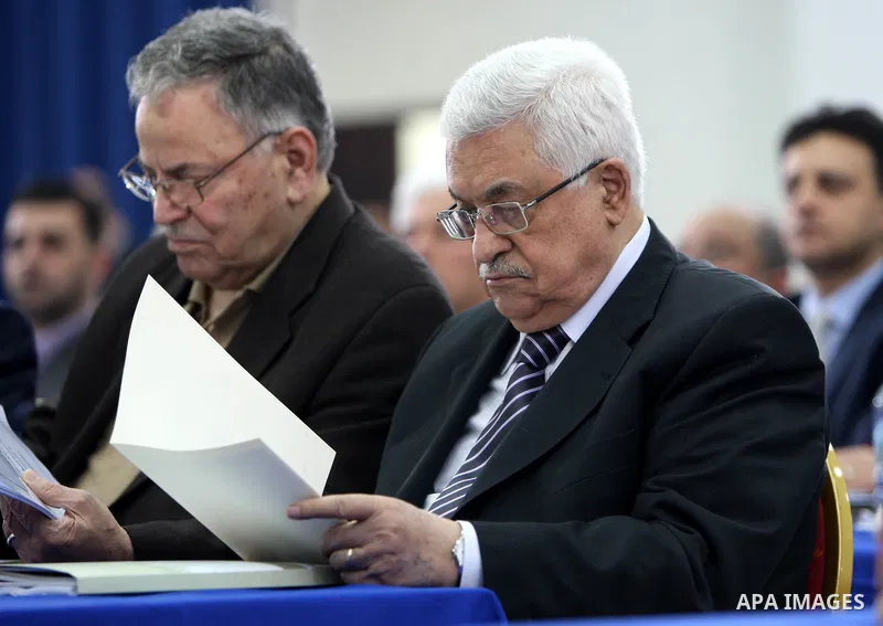 Palestinian President Mahmoud Abbas attends Fatah Revolutionary council meeting in the West Bank city of Ramallah, May 9, 2011. Photo by Thaer Ganaim