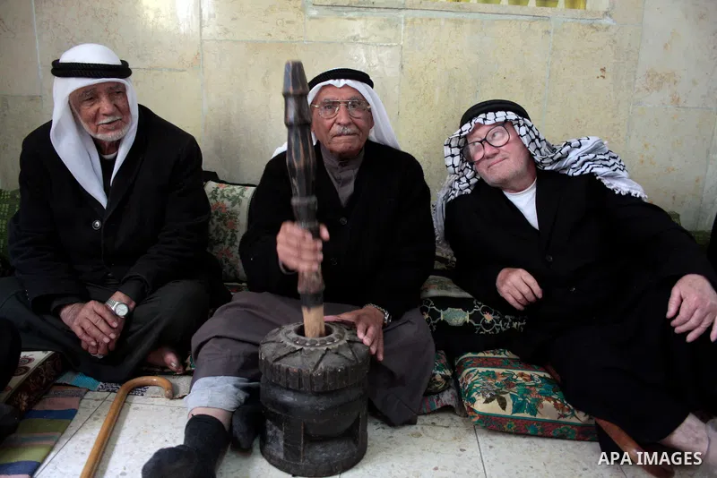 Palestinian refugees gather in the Al-Aroub refugee camp near Hebron, on May 14 , 2011 after they were expelled from there original home in 1948. Palestinians commemorate the 63rd anniversary of Nakba, or catastrophe, th...
