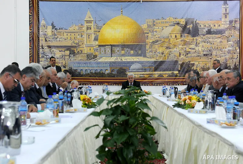 Palestinian President Mahmoud Abbas (Abu Mazen) during a meeting with the Palestinian leadership in the west Bank city of Ramallah on May 25, 2011. photo by Thaer Ganaim