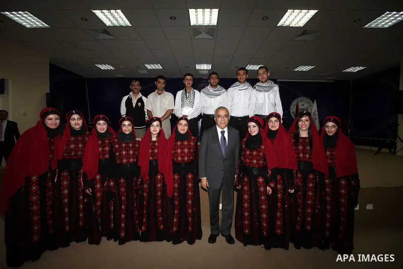 Palestinian Prime Minister Salam Fayyad, during the opening of the Martyr Yasser Arafat's compound for student activities at the University of Hebron on May 30, 2011. Photo by Mustafa Abu Dayeh