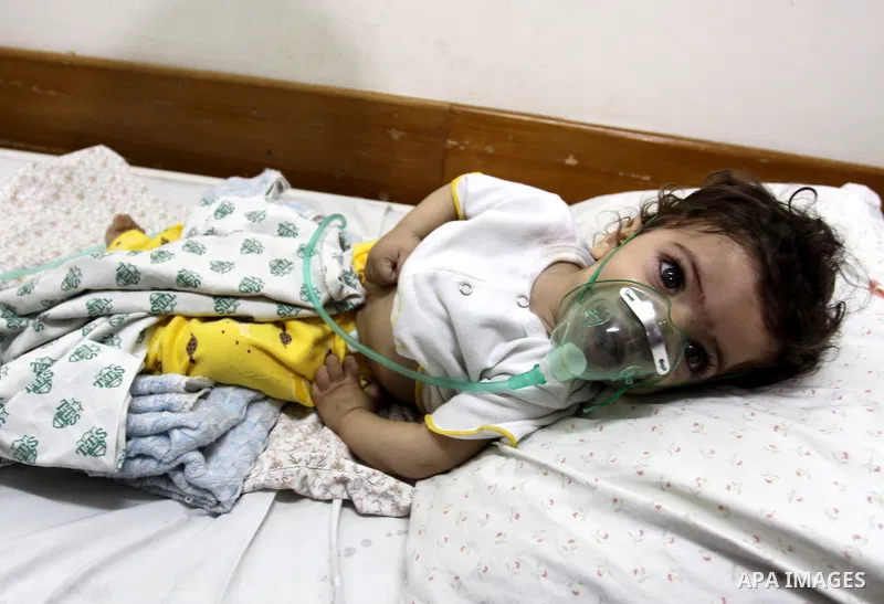 A Palestinian child is treated at Abed Alaziz Al-Rantisi hospital in Gaza City, Sunday, June 12, 2011. The Palestinian ministry of health in Gaza announced that the coastal enclave is heading for an unprecedented medical...