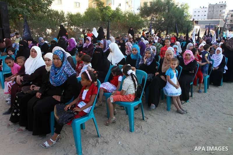 Palestinian supporters of the Islamic Liberation Party take part in a rally in Gaza city on July 5,2011 to mark the anniversary of the destruction of Islamic Khilafa. Photo by Ashraf Amra