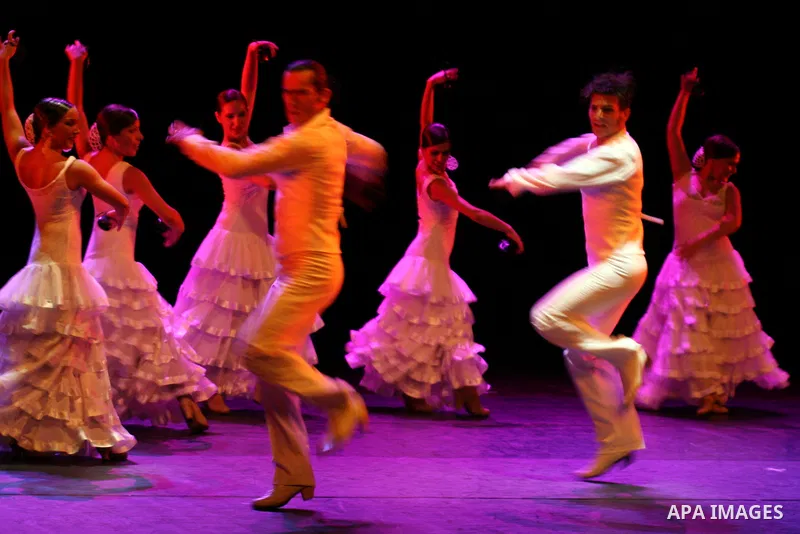 Flamenco Band 'Los Mulero' from Spain performs on the fourth day of the 13th Palestine International Festival in the West Bank town of Ramallah, 07 July 2011, The festival, organized by the Popular Art Center, will featu...