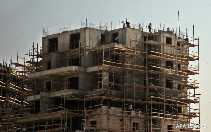 A part of jewish settlement of Harmoun Hanatsave near the Arab neighbourhood of Ras al-Amud in Jerusalem on July13,2011. Photo by Mahfouz Abu Turk